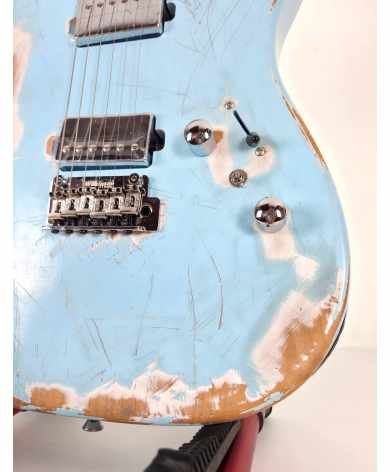 Sqoe SETL960 ~ sonic blue ~ relic ~ 22 trastes - Lama Instruments