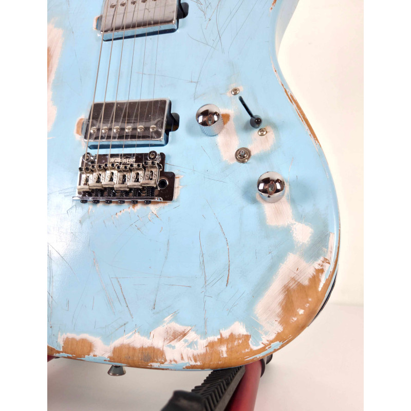 Sqoe SETL960 ~ sonic blue ~ relic ~ 22 trastes - Lama Instruments