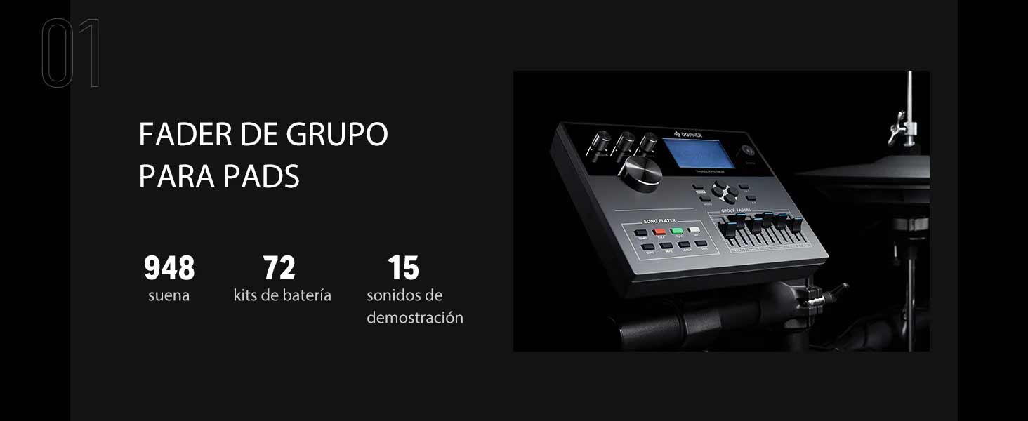 Batería electrónica DONNER DED-500 Pro